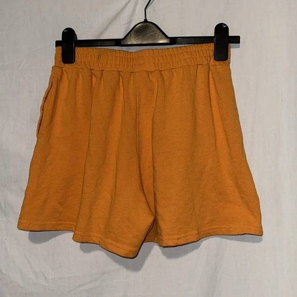 Women's Care Bears Funshine Bear embroidered Orange Shorts size medium - Picture 2 of 4